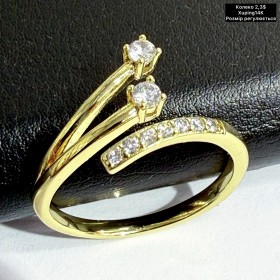 КОЛЬЦО XUPING 0383 (14К) «Розмір регулюється»